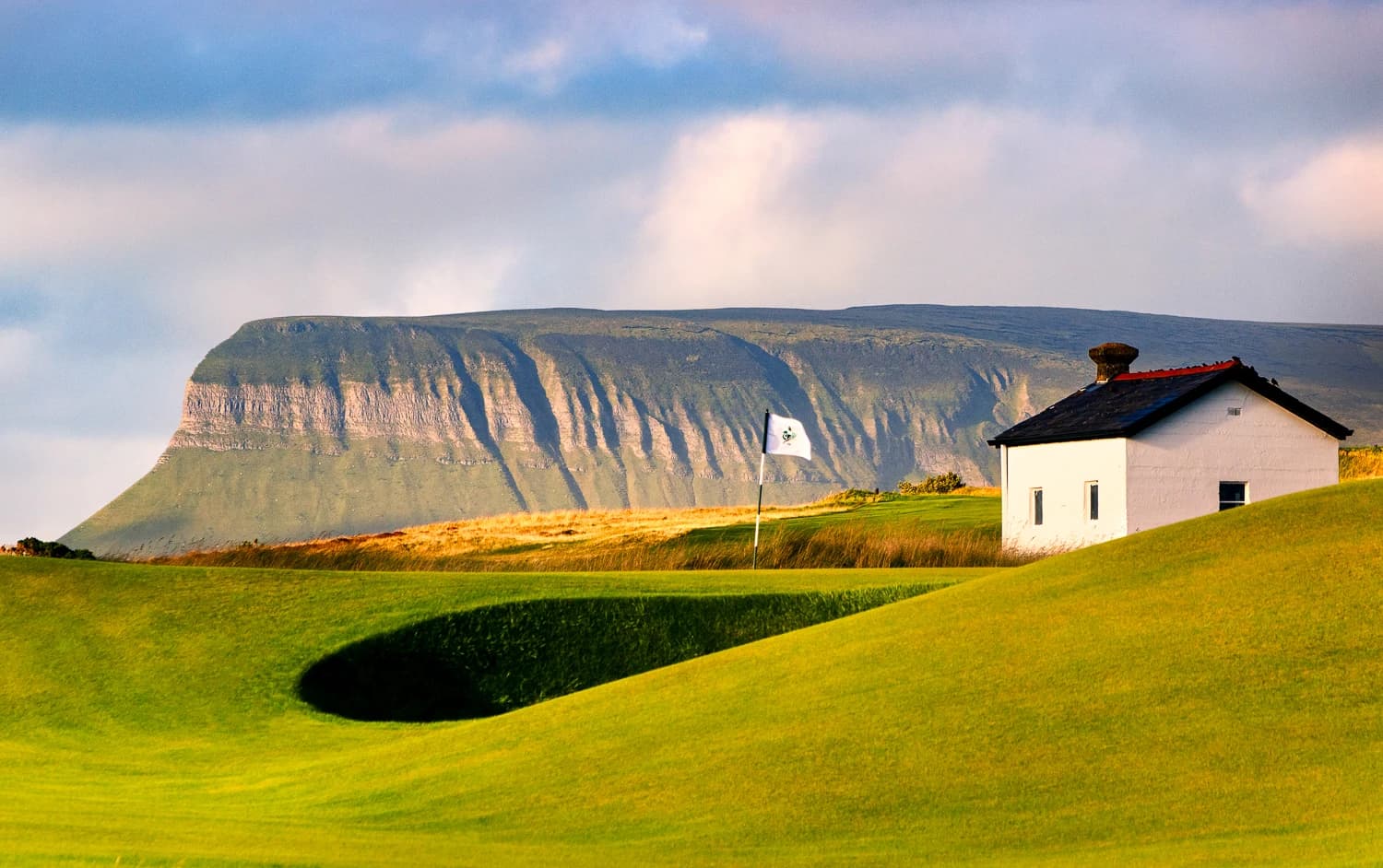 Links coastline at first light